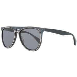 Yohji Yamamoto 5024-463 Black Mop / Grey Lens Sunglasses